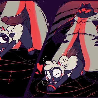 lamb (cult of the lamb), narinder (cult of the lamb, massive monster (studio)) created by bitebox64