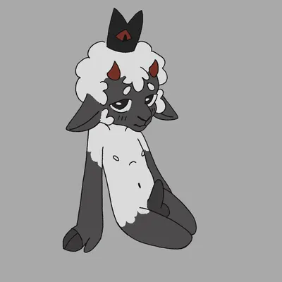 lamb (cult of the lamb), red crown (cult of the lamb) (cult of the lamb, massive monster (studio)) created by leshich