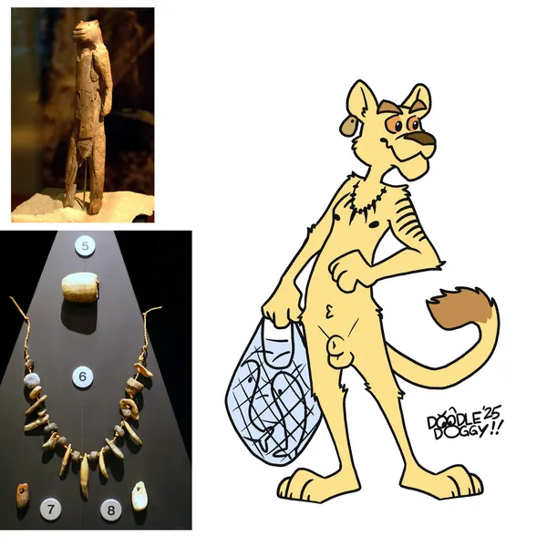 lion-man of hohlenstein-stadel created by doodledoggy