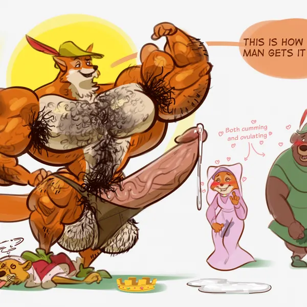little john, maid marian, prince john (disney, robin hood (disney)) created by lotolotl