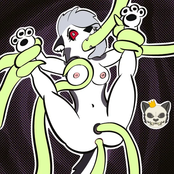loona (helluva boss) (hellaverse, helluva boss) created by kingkuraselache