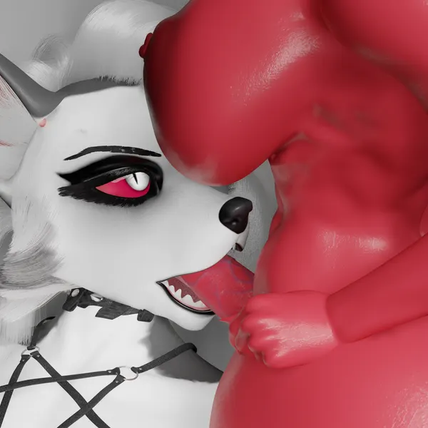 loona (helluva boss), millie (helluva boss) (hellaverse, helluva boss) created by stevenf94