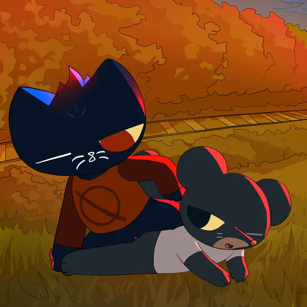 lori meyers, mae borowski (night in the woods) created by godforgiveme4