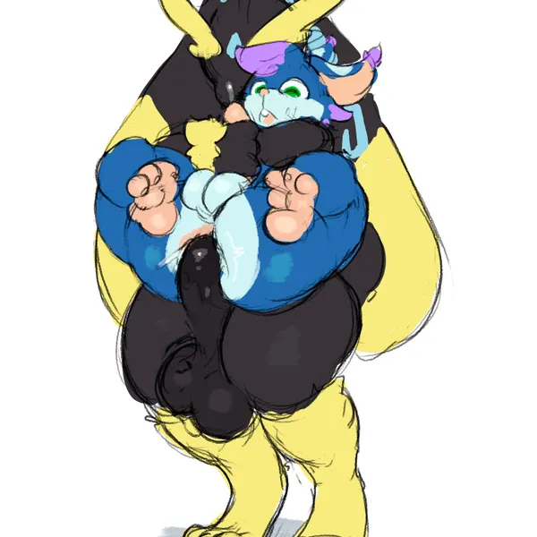 luna muenster (fursona), nova (meganovav1) (nintendo, pokemon) created by ridge (artist)