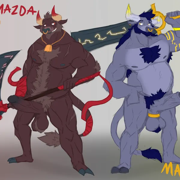 marduk, mazda bull created by sorakskullsnake