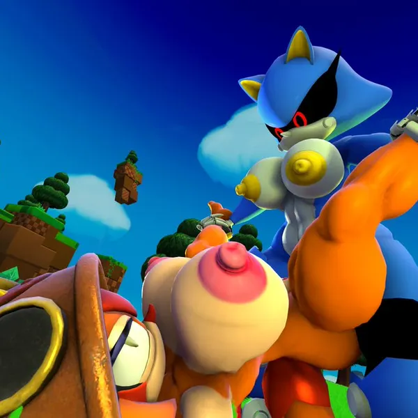 metal sonic, trip the sungazer (classic sonic (universe), sega) created by boiboi9999