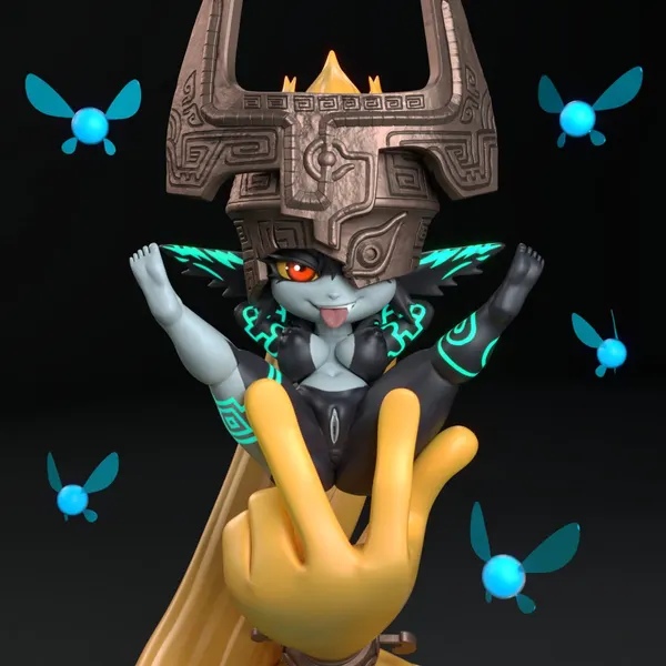 midna (nintendo, the legend of zelda) created by general buta