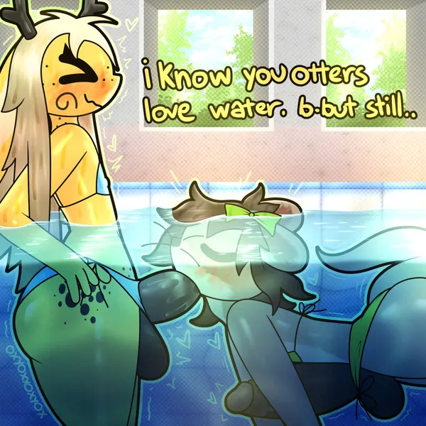 mina (minalinsky), toffee (oxyoxyoxyox) created by oxyoxyoxyox