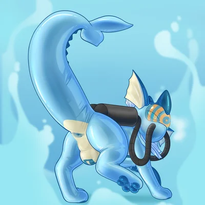 mokata (buizel) (nintendo, pokemon) created by hezitween