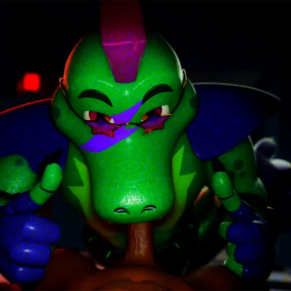 montgomery gator (five nights at freddy's, five nights at freddy's: security breach) created by rookieanimator210