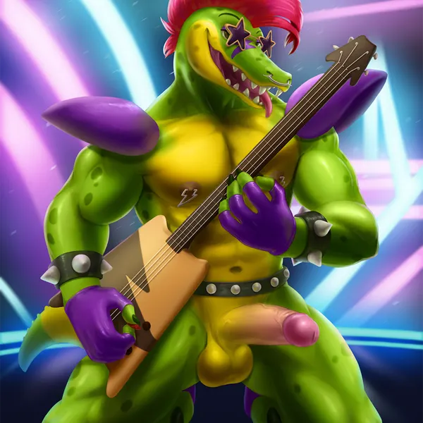 montgomery gator (five nights at freddy's, five nights at freddy's: security breach) created by spelunker sal