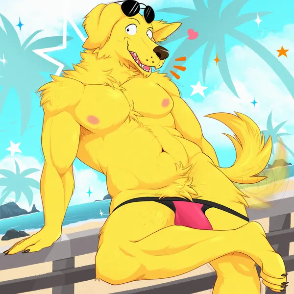 mr. peanutbutter (bojack horseman, netflix) created by isaacyote