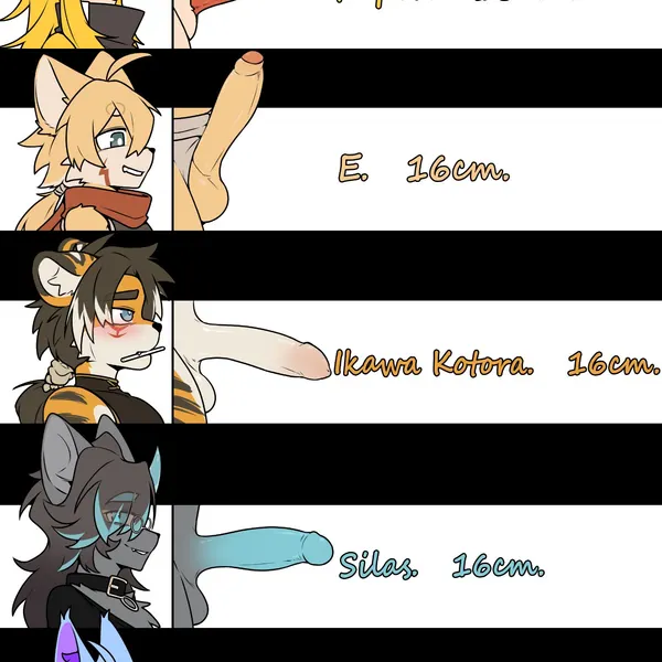mythology, penis lineup created by morria a