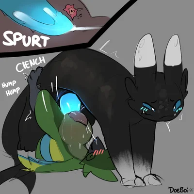 neon (neondart), sobi (sobibird) (dreamworks, european mythology) created by doeboi