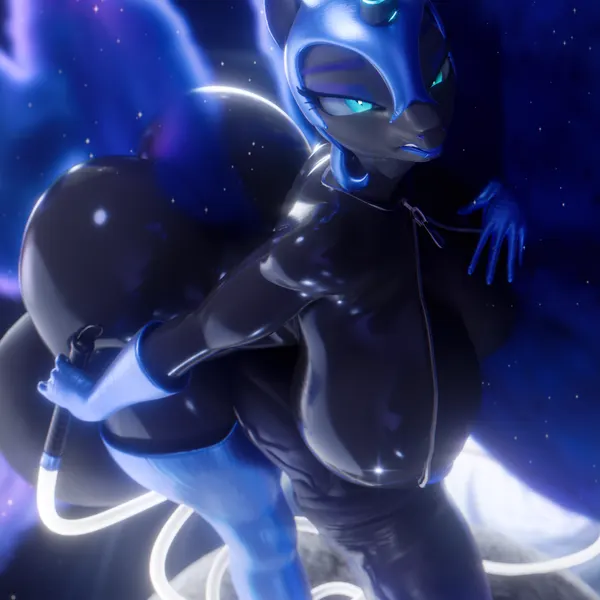 nightmare moon (mlp) (friendship is magic, hasbro) created by lunar57