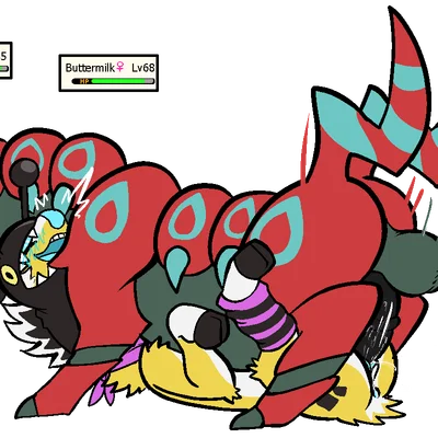 nintendo, pokemon created by trout (artist)