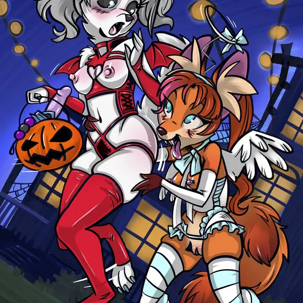 pesdets (character), trixy the spiderfox (character) (halloween) created by pesdets, trixythespiderfox
