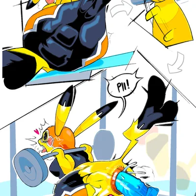 pikachu libre (nintendo, pokemon) created by fizzthetiger