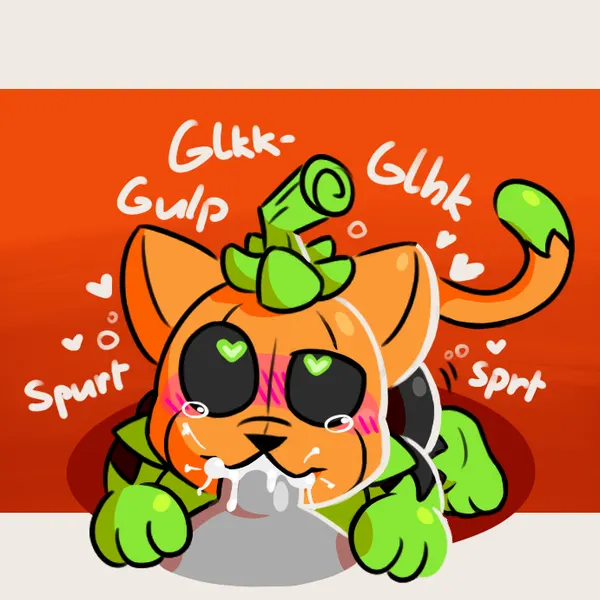 pumkat (halloween) created by lelol fire