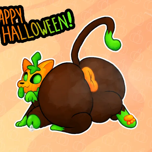 pumkat (halloween) created by pincoosh
