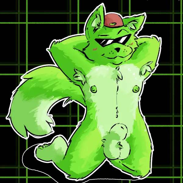 radiation fox (undertale) (undertale (series)) created by thatonehorndawg