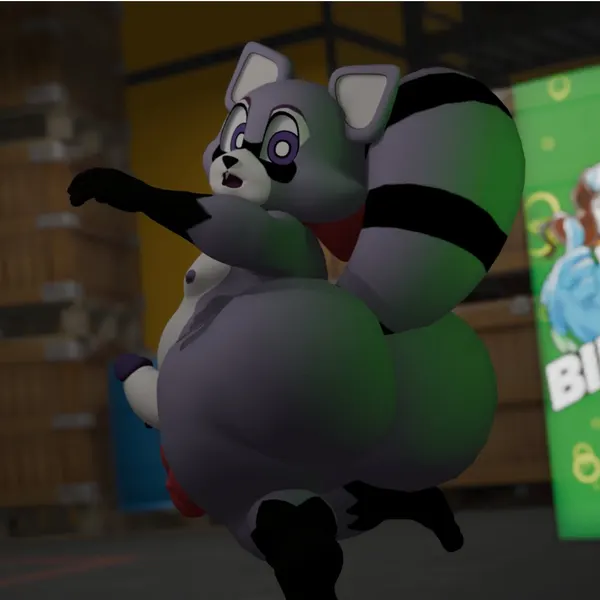rambley raccoon (indigo park) created by tunemon