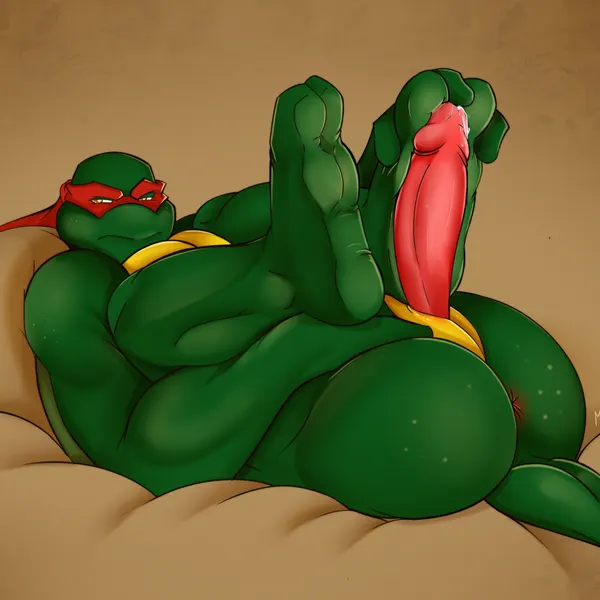 raphael (tmnt) (teenage mutant ninja turtles, teenage mutant ninja turtles (2003)) created by mishajeans
