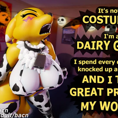 renamon (bacn) (bandai namco, digimon) created by bacn