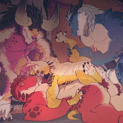 rogall, zartersus, zike (fusion) (mythology) created by bonze