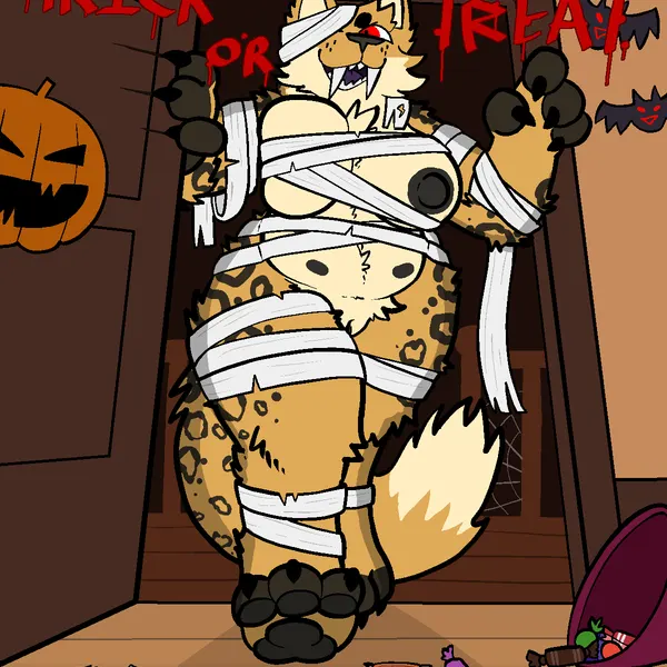 sabertooth (trout) (halloween) created by trout (artist)