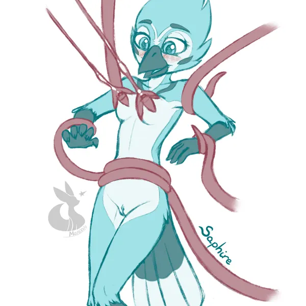 saphire (sporefox) created by mancoin