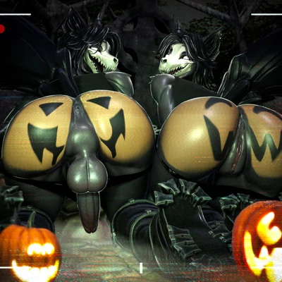 scp-1471-a (halloween, scp foundation) created by nitenight