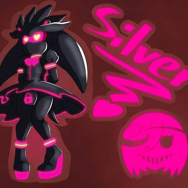 shadow the hedgehog, silver the hedgehog (sega, sonic the hedgehog (series)) created by shuunaswiss