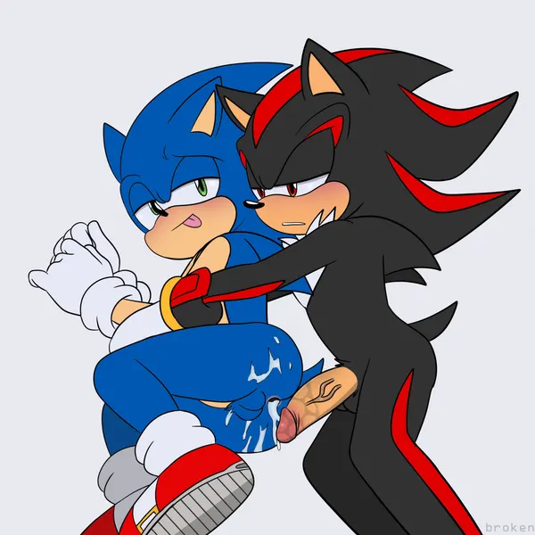 shadow the hedgehog, sonic the hedgehog (sega, sonic the hedgehog (series)) created by brokenbone