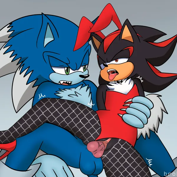shadow the hedgehog, sonic the hedgehog, sonic the werehog (sega, sonic the hedgehog (series)) created by brokenbone