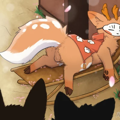 sibuxiang the deer (fabulous beasts) (asian mythology, chinese mythology) created by sachiiagain