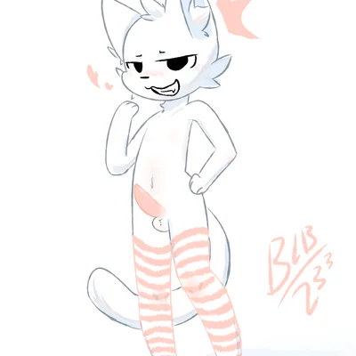 silly cat (mauzymice) (boy kisser (meme)) created by blb 233