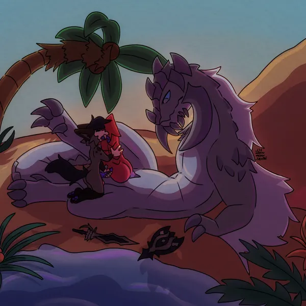 simon (dragonblooded) (capcom, european mythology) created by lilmeowmeow senpai