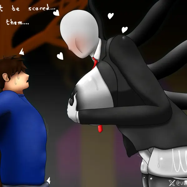 slenderman (creepypasta) created by unknownlemon