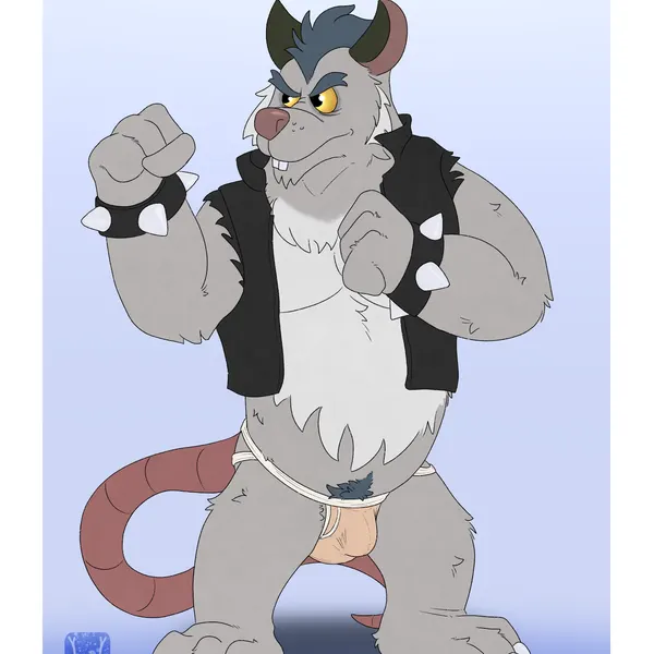 squealers chief (brok the investigator, cowcat games) created by garo (artist)