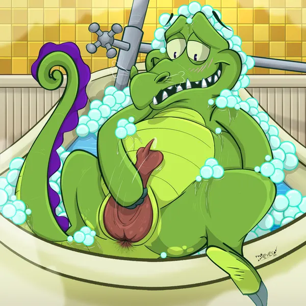 swampy (where's my water?) (disney, where's my water?) created by derekdragon