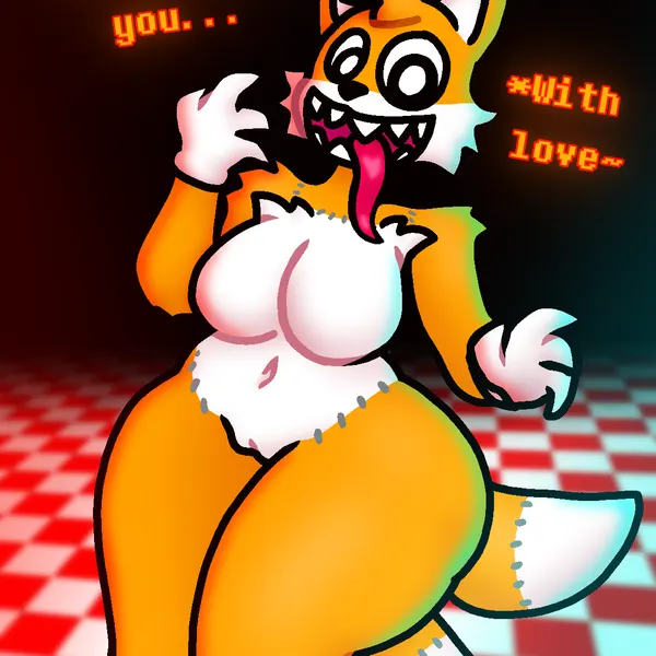 tails doll (sega, sonic the hedgehog (series)) created by kitty doodles