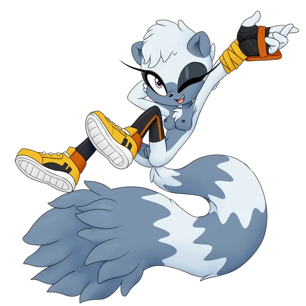 tangle the lemur (idw publishing, sega) created by thousandarms