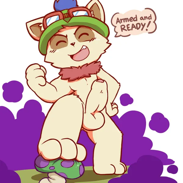 teemo (lol) (league of legends, riot games) created by oob