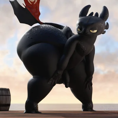 toothless (dreamworks, european mythology) created by darkspite