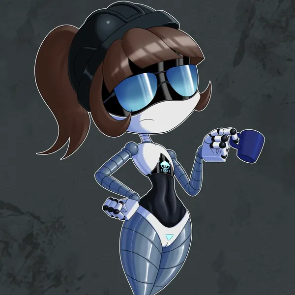 unnamed character (glitch productions, murder drones) created by jackintaro