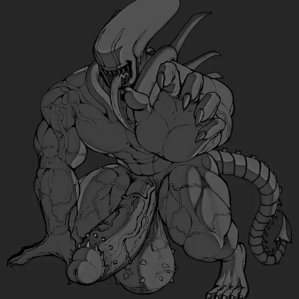 venom (marvel) (alien (franchise), marvel) created by chaosdraws