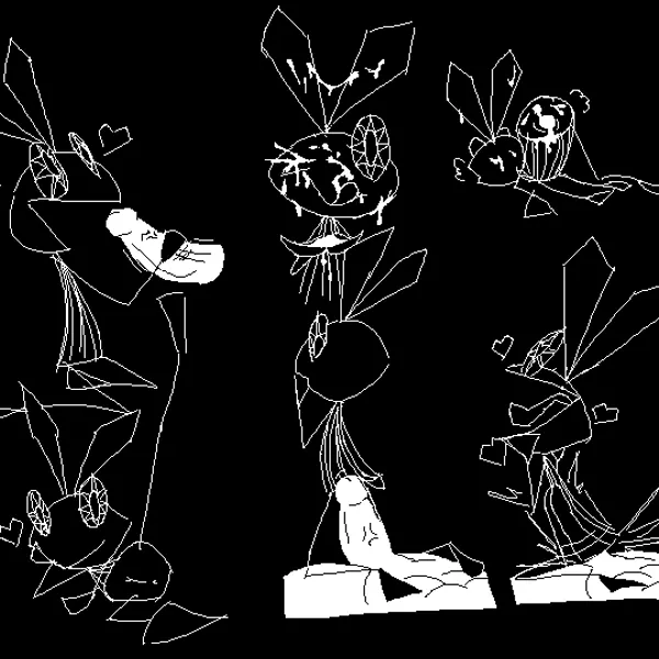 vibri (vib-ribbon) created by grorby