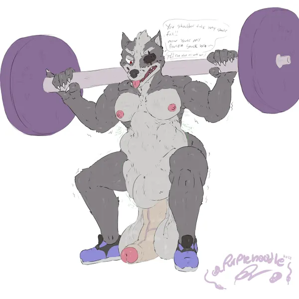 wolf o'donnell (nintendo, star fox) created by purplen00dle