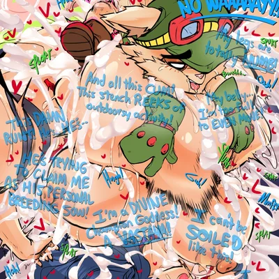 ahri (lol), teemo (lol) (league of legends, riot games) created by bigbeanpole, fakeryway